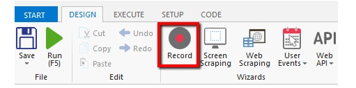 Recording and Screen mapping in Uipath